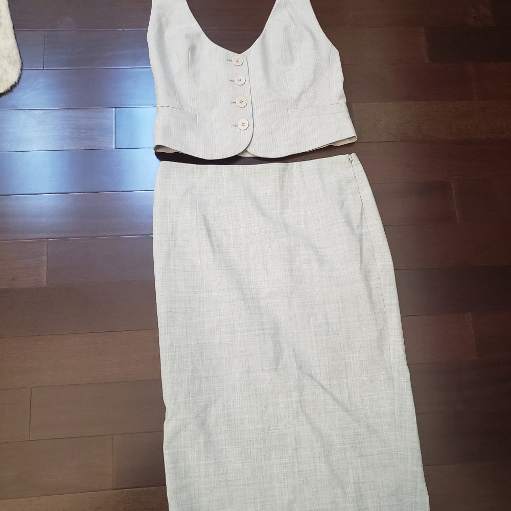 Express 2 piece vest suit